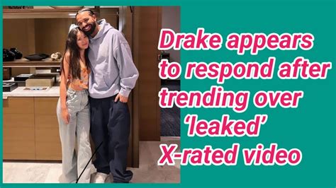 drake dick leaked video|Drake appears to respond after trending over ‘leaked’ X